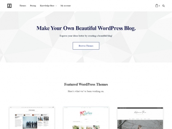 ZThemes homepage