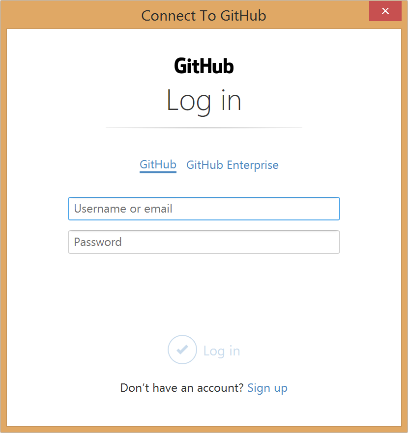 Connect to GitHub