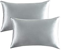 Bedsure Satin Pillowcases Set of 2