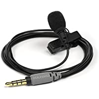 Rode SmartLav+ Omnidirectional Lavalier Microphone for iPhone and Smartphones, Black