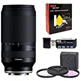 Tamron 70-300mm F/4.5-6.3 Di III RXD Lens for Sony Full Frame Mirrorless with Filter Kit, Card Reader and 5-Piece Cleaning Kit (Tamron 6 Year Limited USA Warranty)