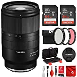 Tamron 28-75mm f/2.8 Di III RXD Lens Sony Mirrorless Full Frame E-Mount Bundle with 2X 64GB Ultra Memory Cards, Filter Kit, Memory Case, Air Blower, Dust Brush, Microfibers