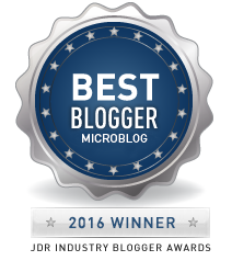 2016 JDR Industry Blogger Award Winner for Best Microblog