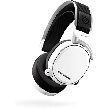 SteelSeries Arctis Pro Wireless Gaming Headset - Lossless High Fidelity Wireless + Bluetooth for PS5/PS4 and PC - White