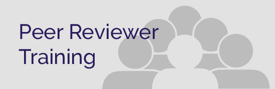 peer reviewer training