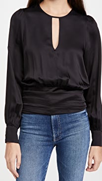 Good American - Keyhole Blouse