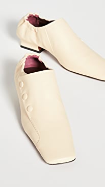 MANU Atelier - Buttoned Duck Loafers