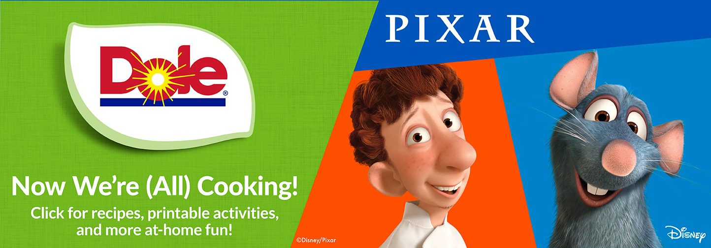 Now We're (All) Cooking! Pixar, Dole, Ratatouille