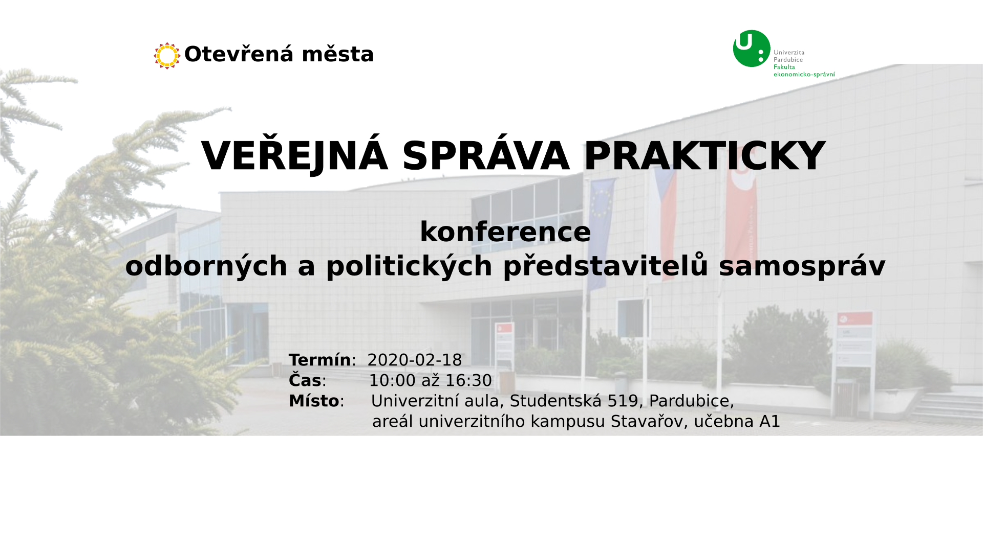 Veřejná správa prakticky (VeSP 2020) - pozvánka