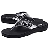 SOLLBEAM Womens Original Orthotic Comfort Thong Style Flip Flops Sandals with Arch Support Heel Cup