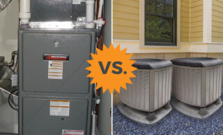 comparing furnaces to heat pumps