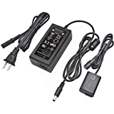 Gonine AC-PW20 Power Supply AC Adapter NP-FW50 Dummy Battery DC Coupler Set, for Sony Alpha A6500, A6400, A6300, A7, A7II, A7