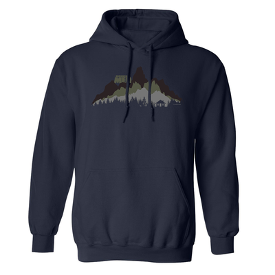 Mountain Men In The Wild Fleece Hooded Sweatshirt