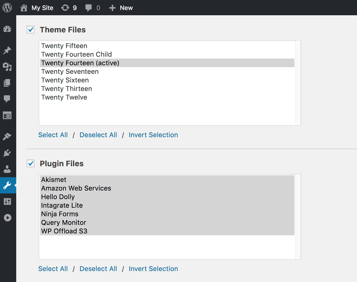 Theme & Plugin Files Addon