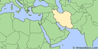 Location of Karaj