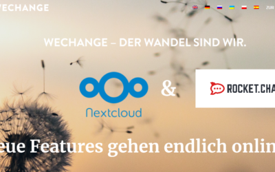 Nextcloud & RocketChat gehen am 26.08.2020 endlich online!