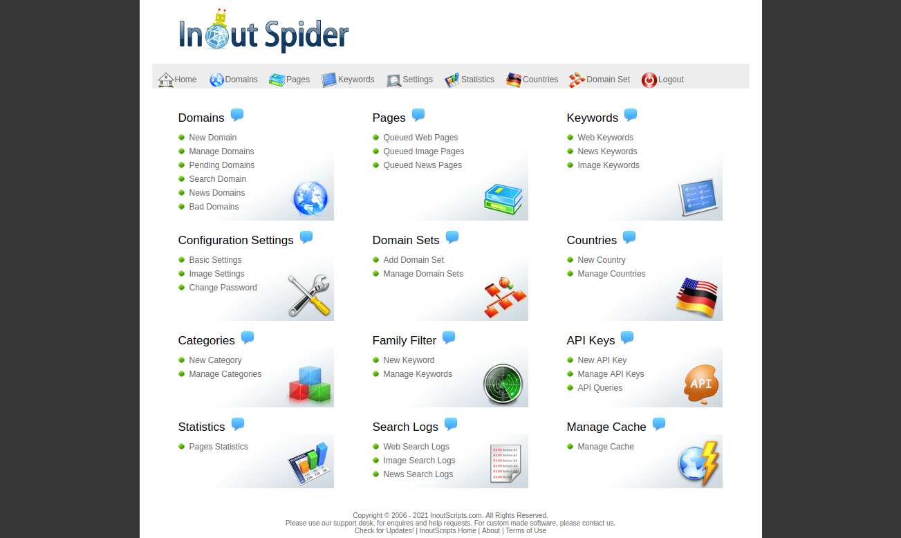 Inout Spider - Screenshot 1