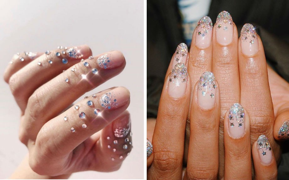 10 manicure con i glitter per Capodanno