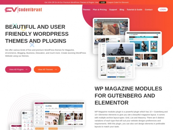 Web de CodeVibrant