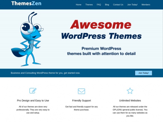 Web de Themes Zen