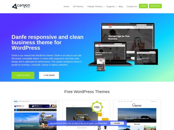 Web de Canyon Themes