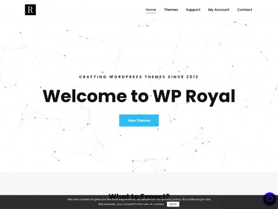 WP Royal homepage