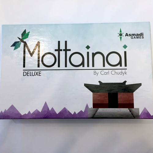 In Mottainai you’re a monk in a temple creating works for visitors
Mottainai Deluxe Card Game
by Asmadi Games
Ages 14 and up, 2-5 players, 15-30 minutes
$30 Buy one on Amazon
Mottainai means “Don’t waste,” and in the card game bearing the name,...