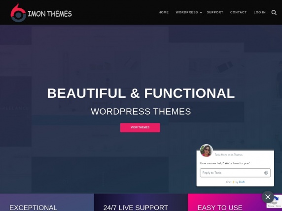 Imon Themes homepage