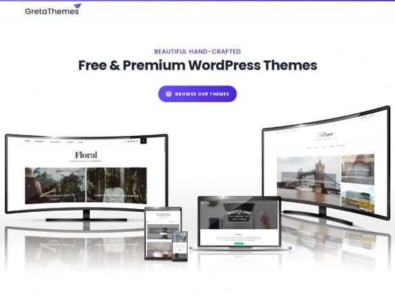 GretaThemes homepage