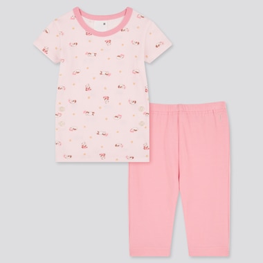 Toddler Dry Short-Sleeve Pajamas (Online Exclusive), Pink, Medium