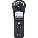 Zoom H1n Portable Recorder, Onboard Stereo Microphones, Camera Mountable, Records to SD Card, Compact, USB Microphone, Overdubbing, Dictation, For Recording Music, Audio for Video, and Interviews