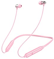 【 人気 女性 プレゼント 】 ワイヤレス イヤホン bluetooth 5.0 ピンク かわいい コンパクト マグネット ブルートゥース イヤフォン 人気 プレゼント 女の子 高音質 マイク付き いやほん 通話 12H 長時間 待機 防水...