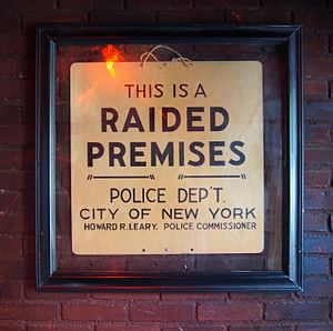 Stonewall Inn raid sign pride weekend 2016.jpg