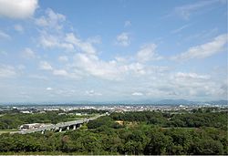 A panoramic viex of Ono, from North Harima Medical Center