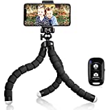 UBeesize Tripod S, Premium Flexible Phone Tripod with Wireless Remote, Mini Tripod Stand for Camera GoPro/Mobile (Upgraded)