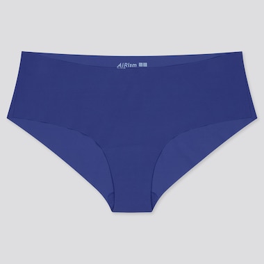 Women Airism Ultra Seamless Hiphugger, Blue, Medium