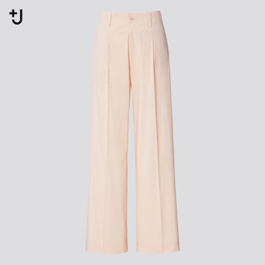 Women +J Wide Pants, Natural, Medium