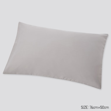 Airism Queen Size Pillowcase, Gray, Medium