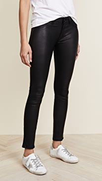 DL1961 - Emma Power Legging Leather & Coated Jeans