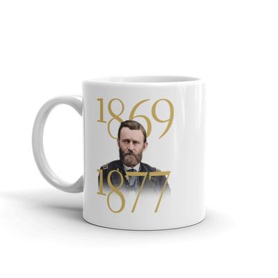 Ulysses S. Grant Lincoln and Liberty White Mug