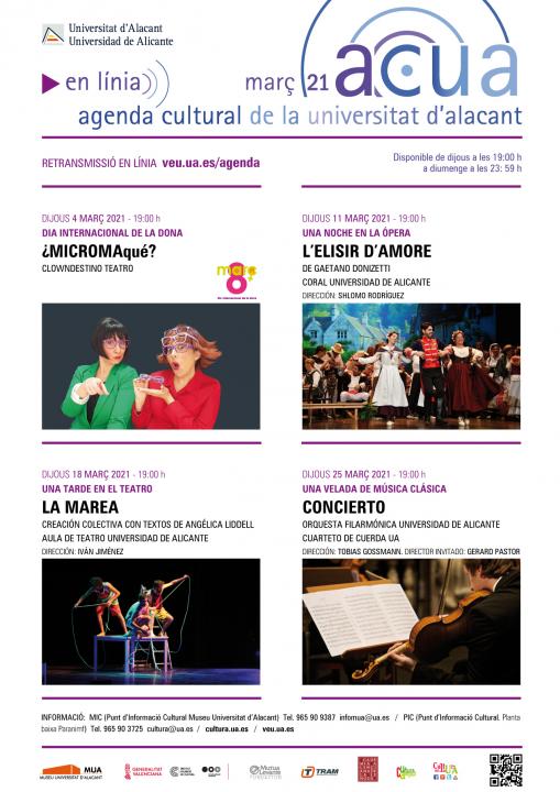 Agenda Cultural de la Universidad de Alicante