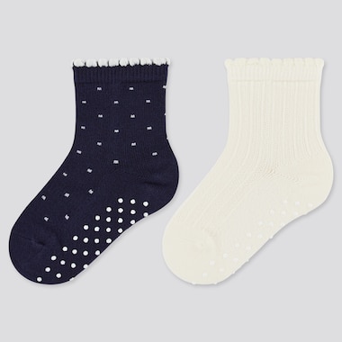 Baby Regular Socks (2 Pairs), Off White, Medium