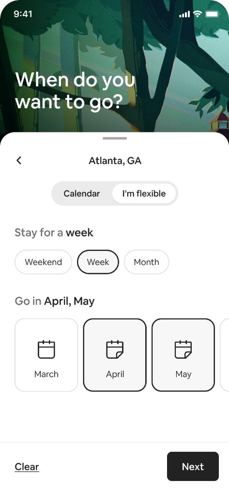 introducing flexible dates 📅

because planning your trip with exact dates in mind is *so* 2019