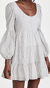 Cinq a Sept - Striped Rose Dress