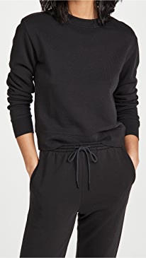 Vince - Essential Shrunken Pullover Sweatshirt