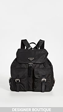 What Goes Around Comes Around - Prada Black Nylon Backpack