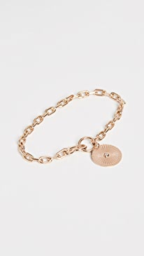 Zoe Chicco - 14k Sunbeam Medallion Charm Bracelet