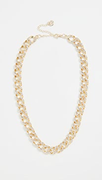 Jules Smith - Ice Curb Chain Pave Necklace