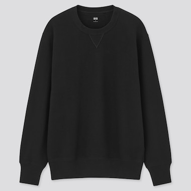 Long-Sleeve Sweatshirt, Black, Medium