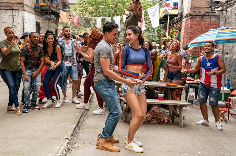 Anthony Ramos and Melissa Barrera in &ldquo;In the Heights.&rdquo;